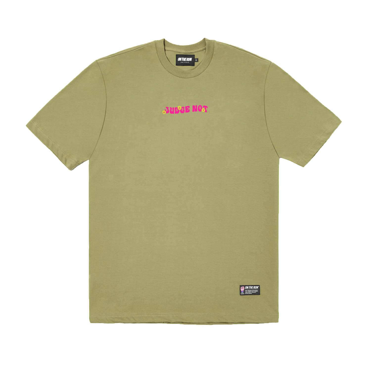 Camiseta JUDGE NOT [military green]