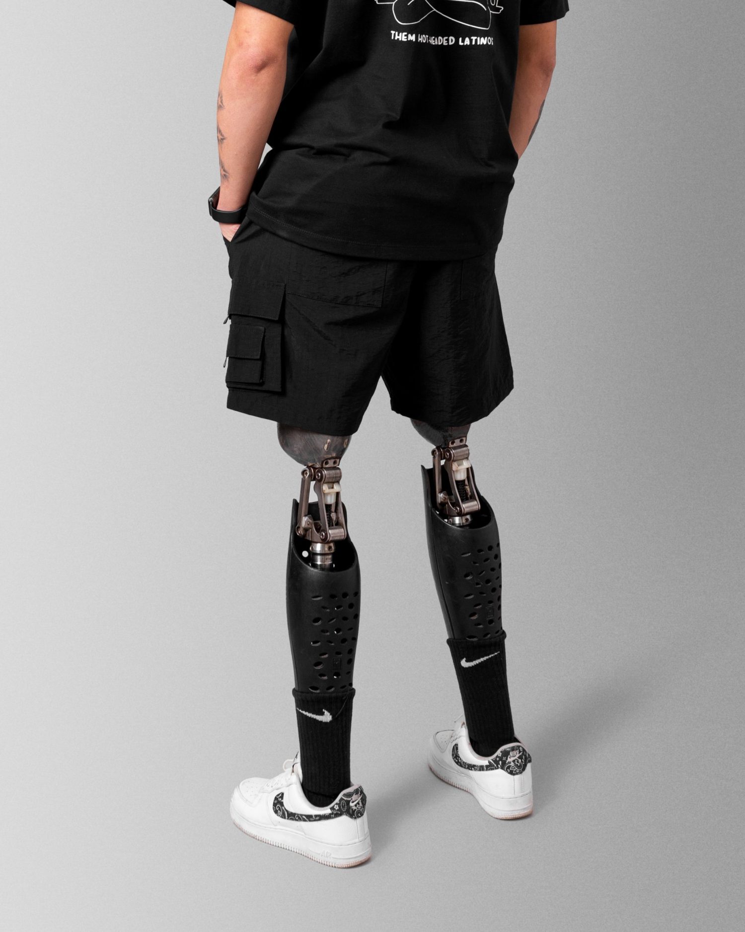 Technical Cargo Shorts [Black]